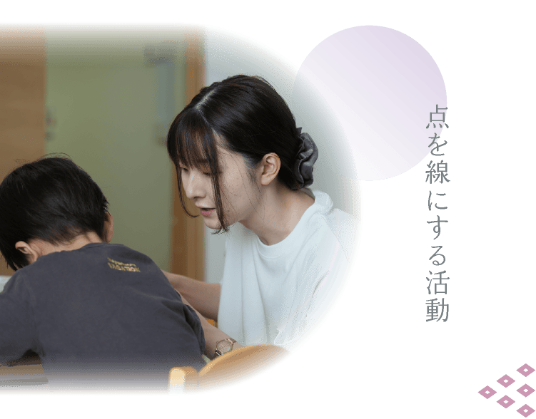 点を線にする活動